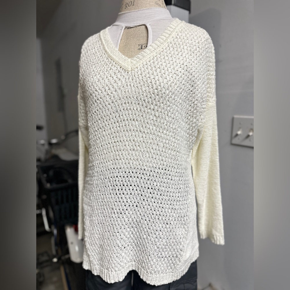 Calvin Klein Cream Knit Sweater